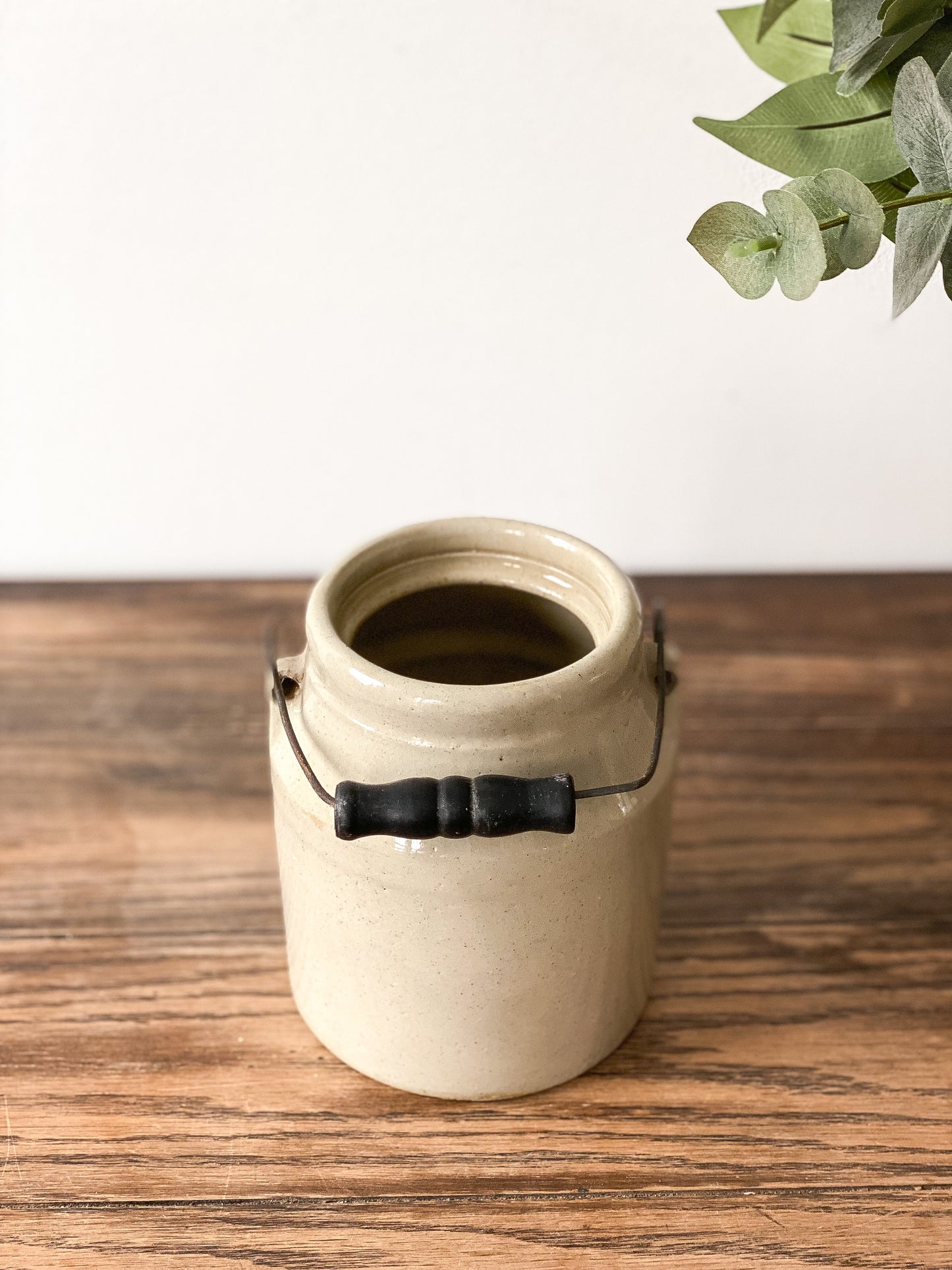 19th Century Canning Crock with Bail