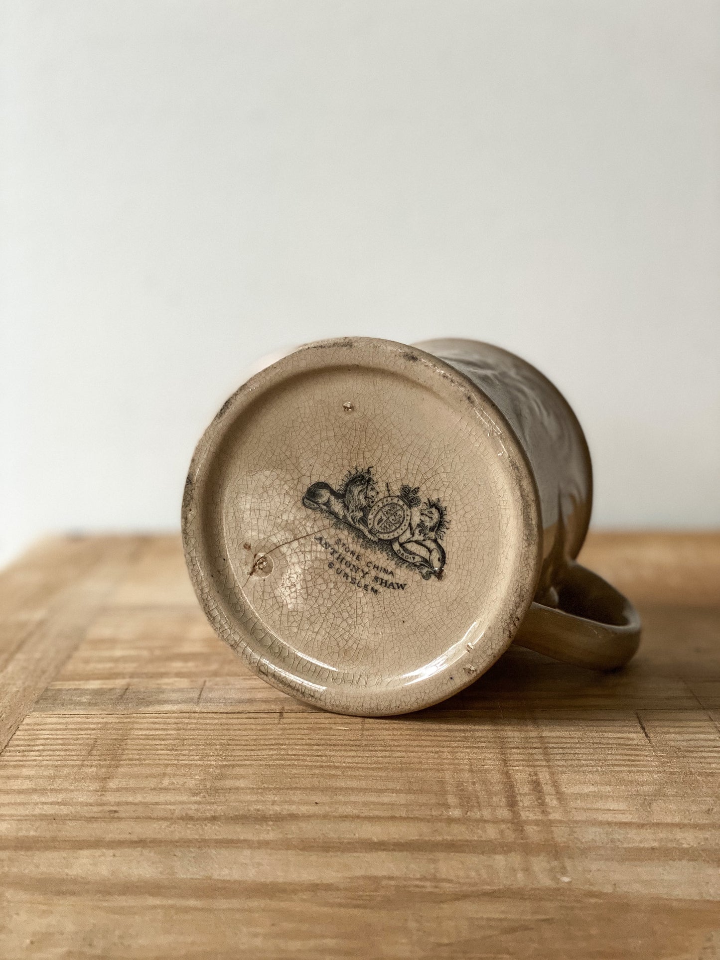 Heavily Stained Ironstone Mug