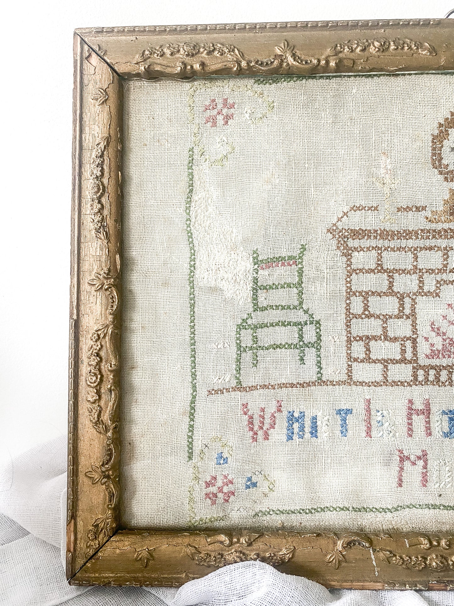 Antique Mother’s Embroidered Photo