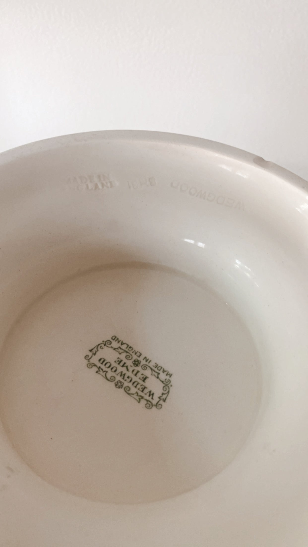 Ironstone Ram Head Compote Bowl