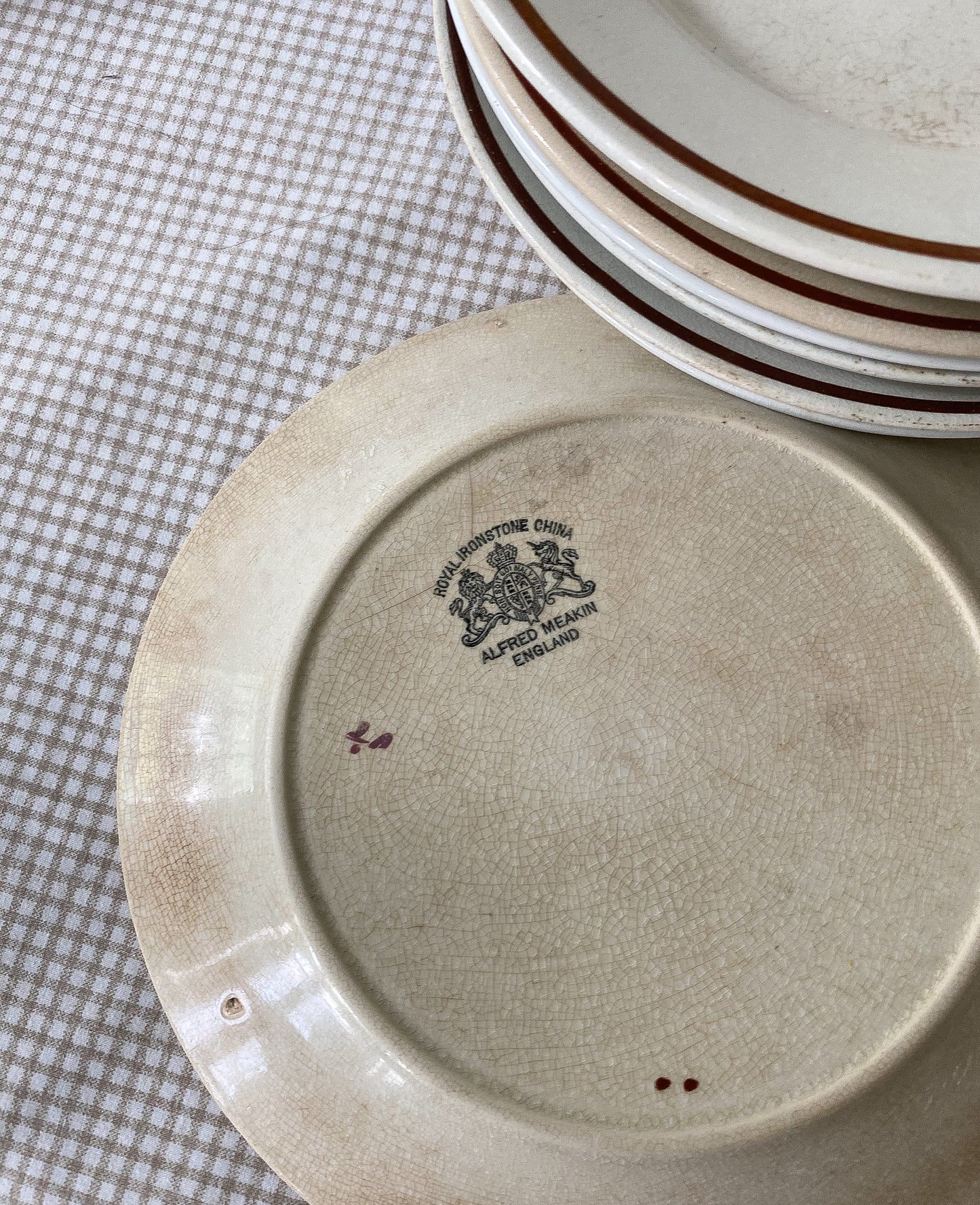 Ironstone Plate Stack