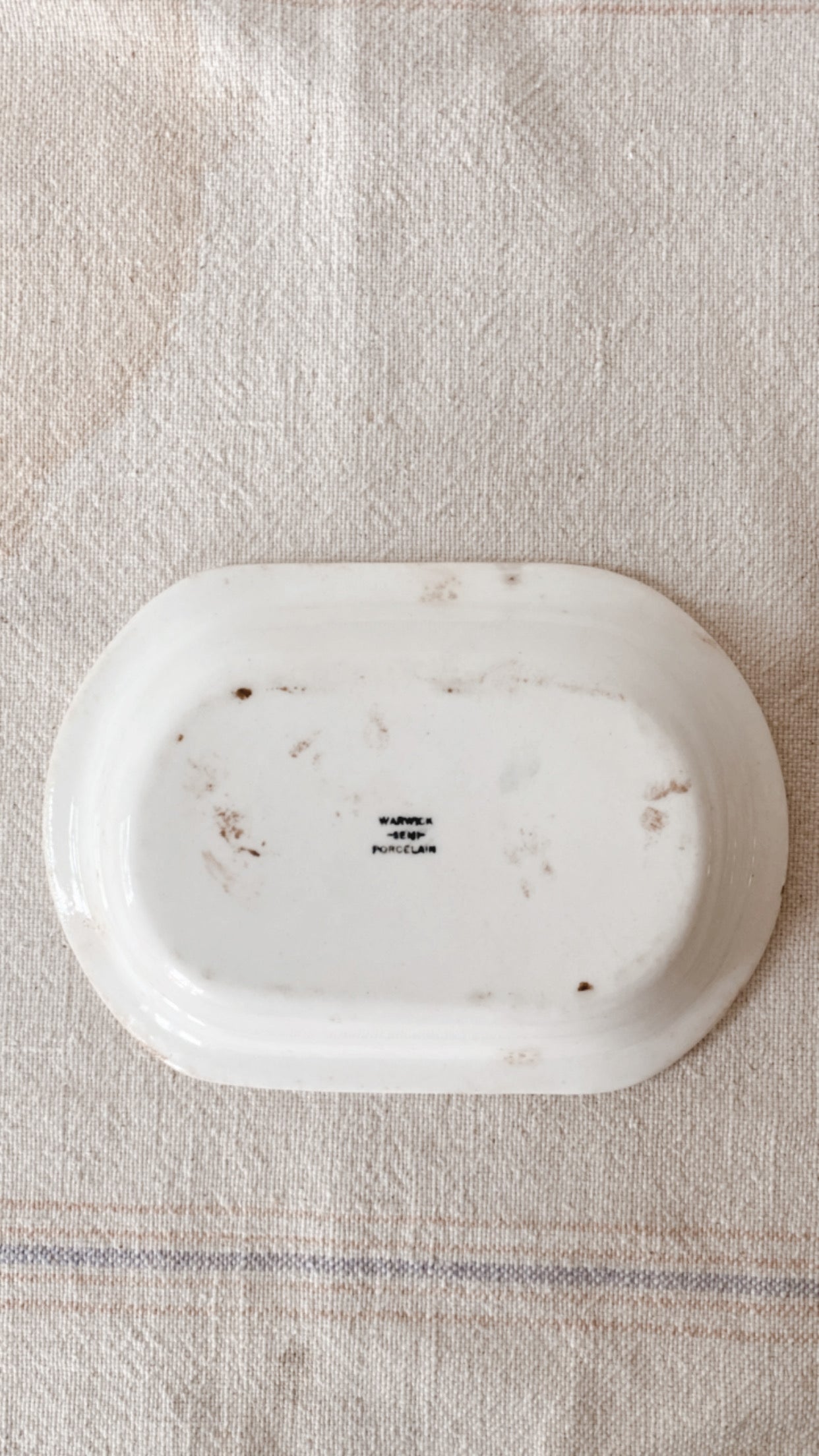 Ironstone Soap Dish