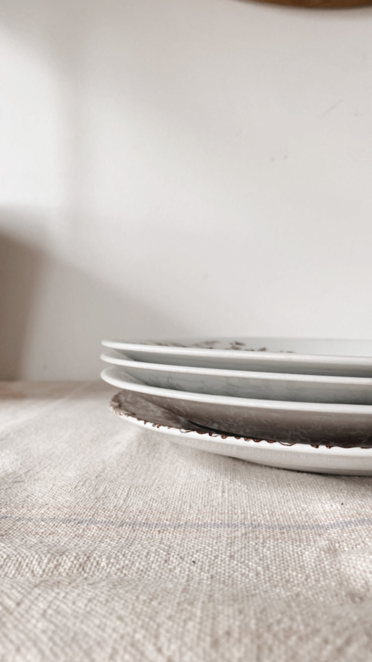 19th Century Aesthetic Ironstone Plate Collection