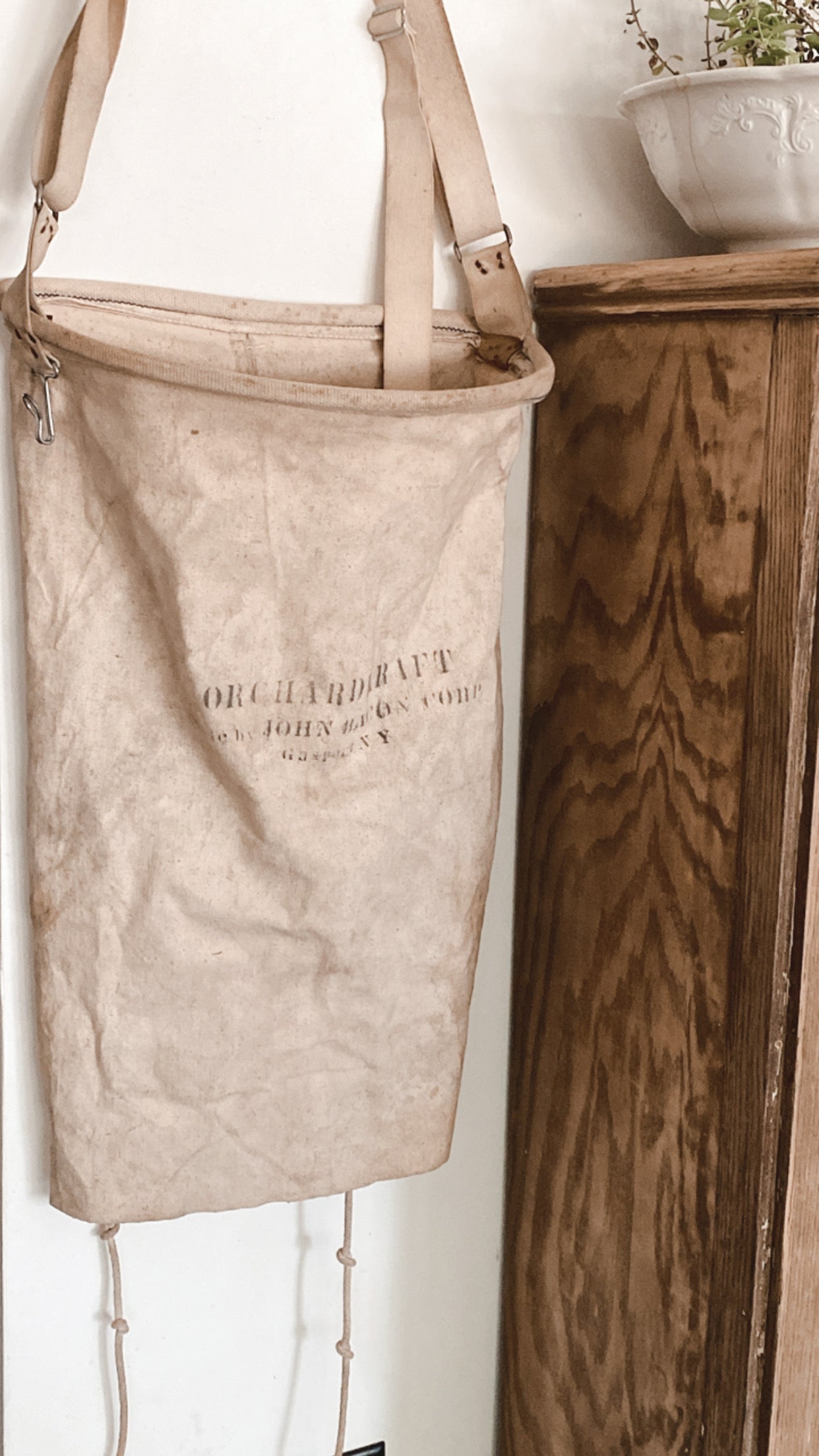 Vintage Orchard Gathering Sack