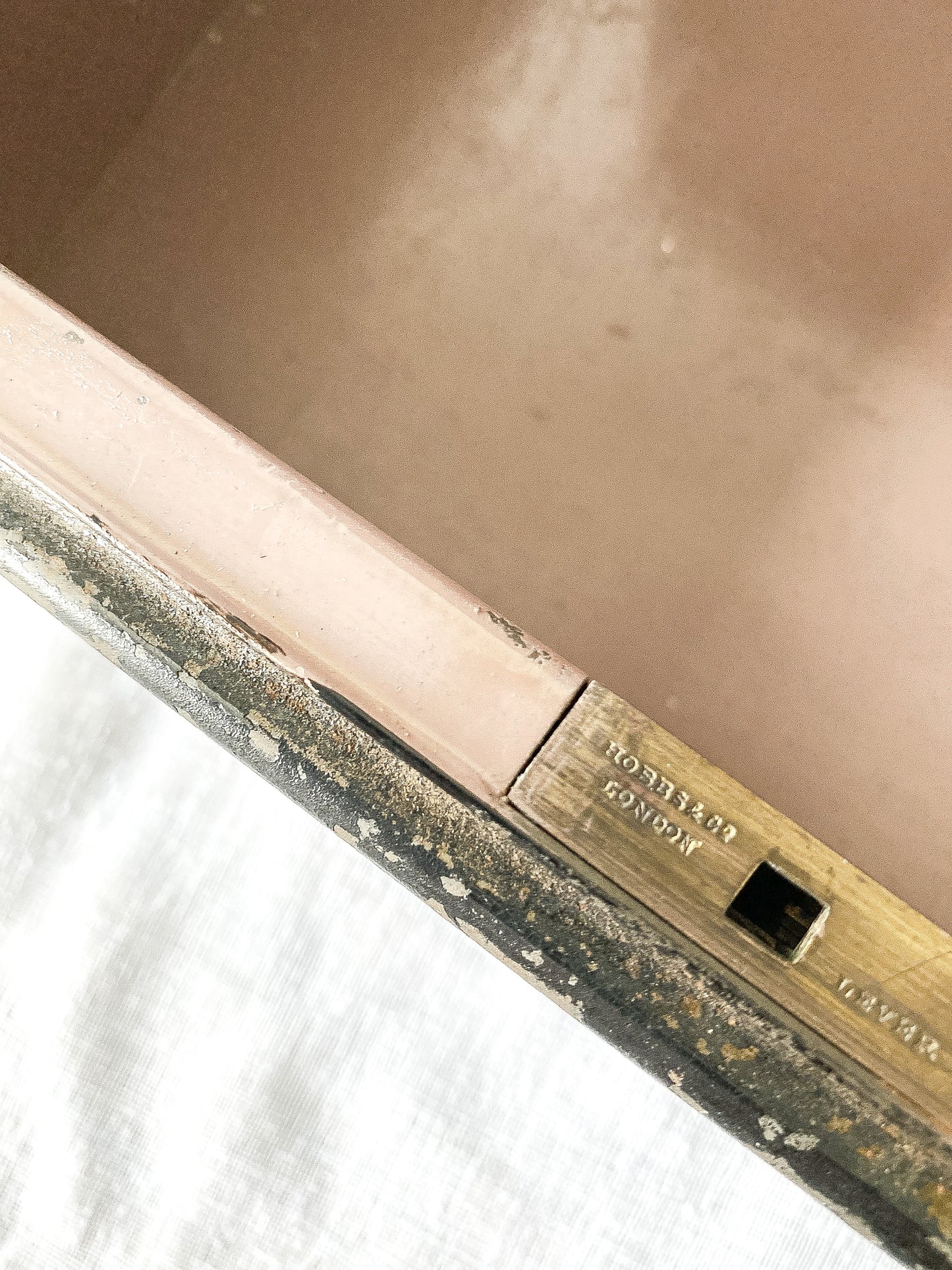 Antique RARE Hobbs and Co London Lock Box