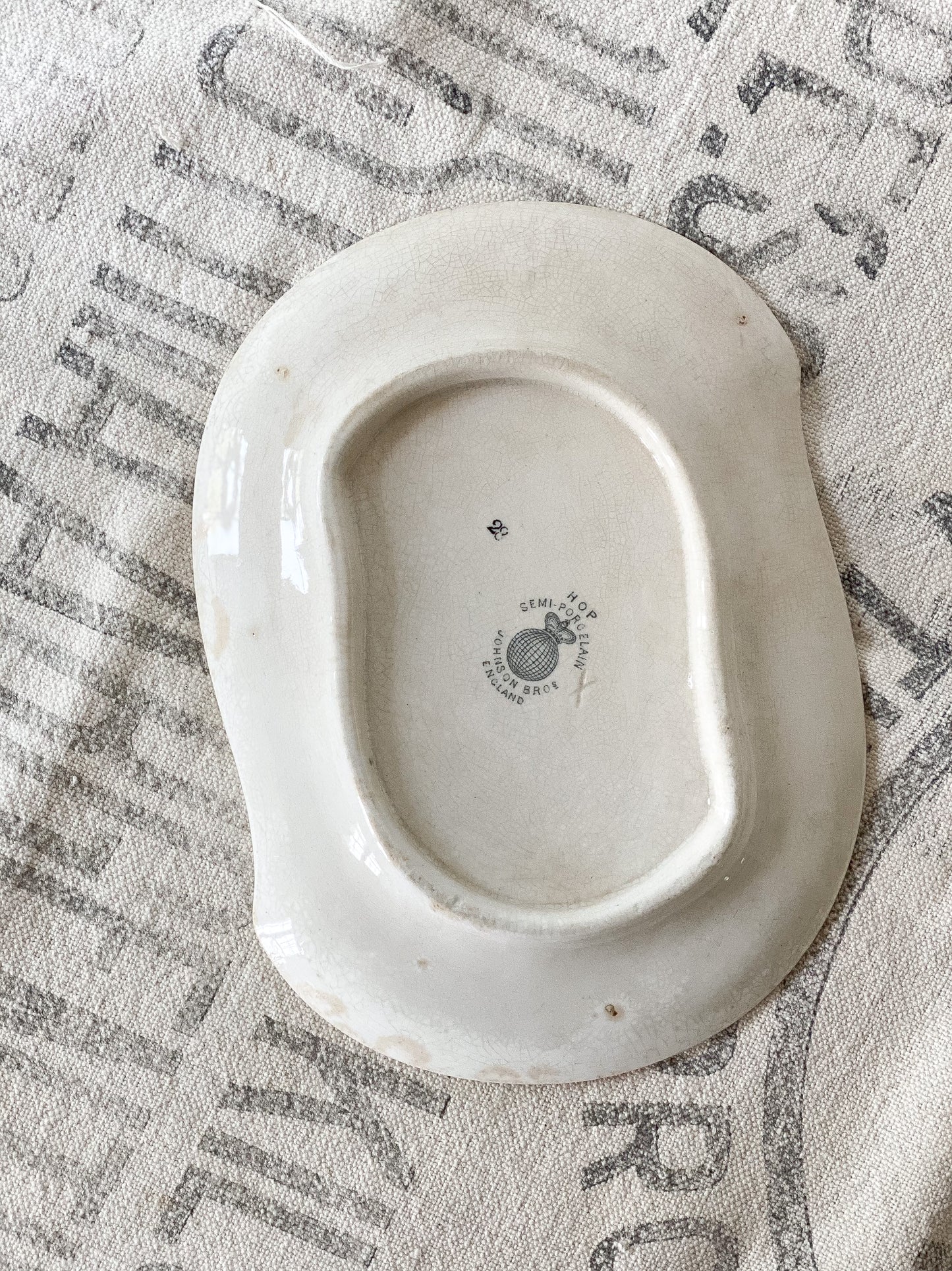 Unique Ironstone Platter