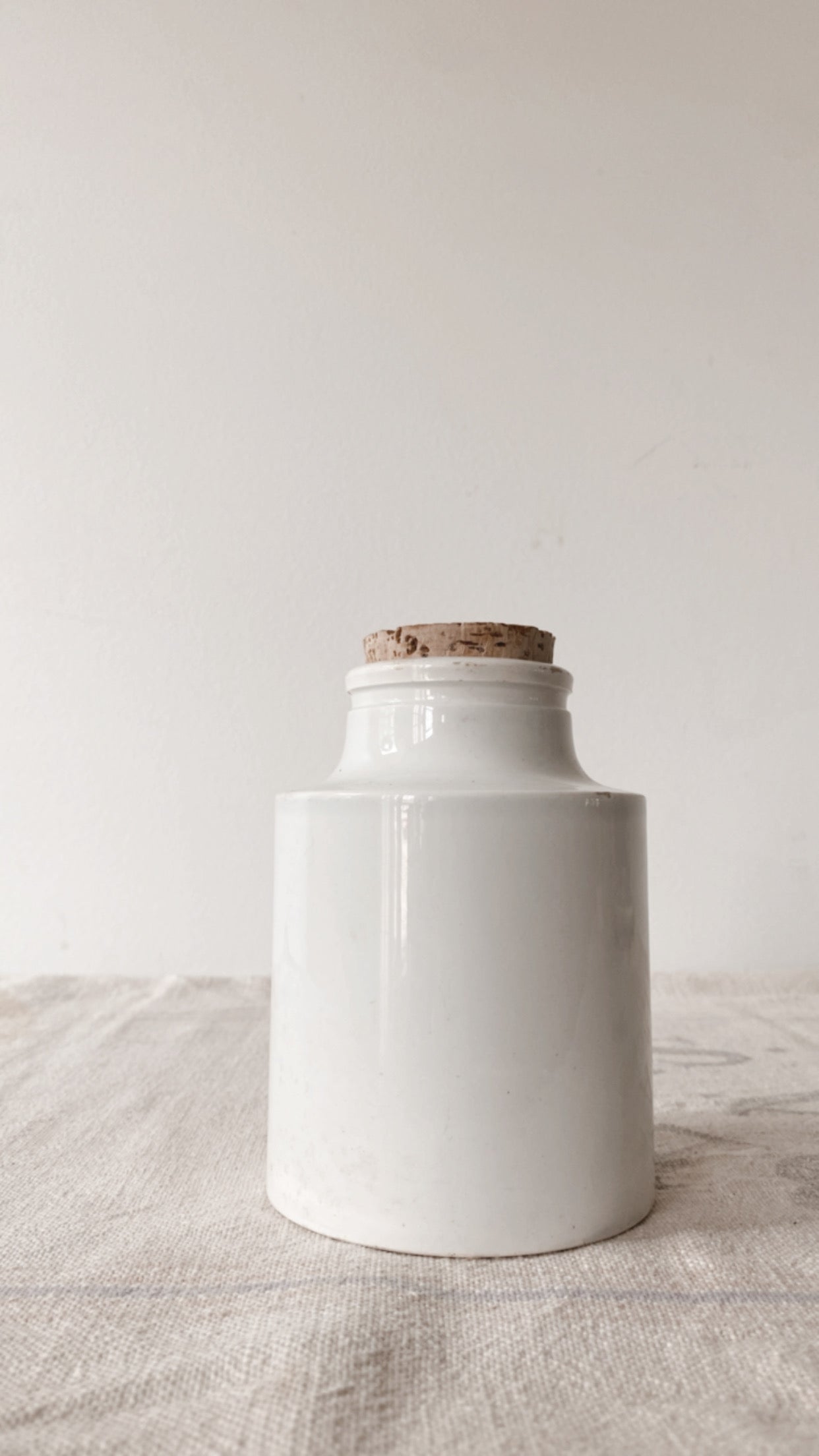 19th Century French Ironstone Mustard Pot