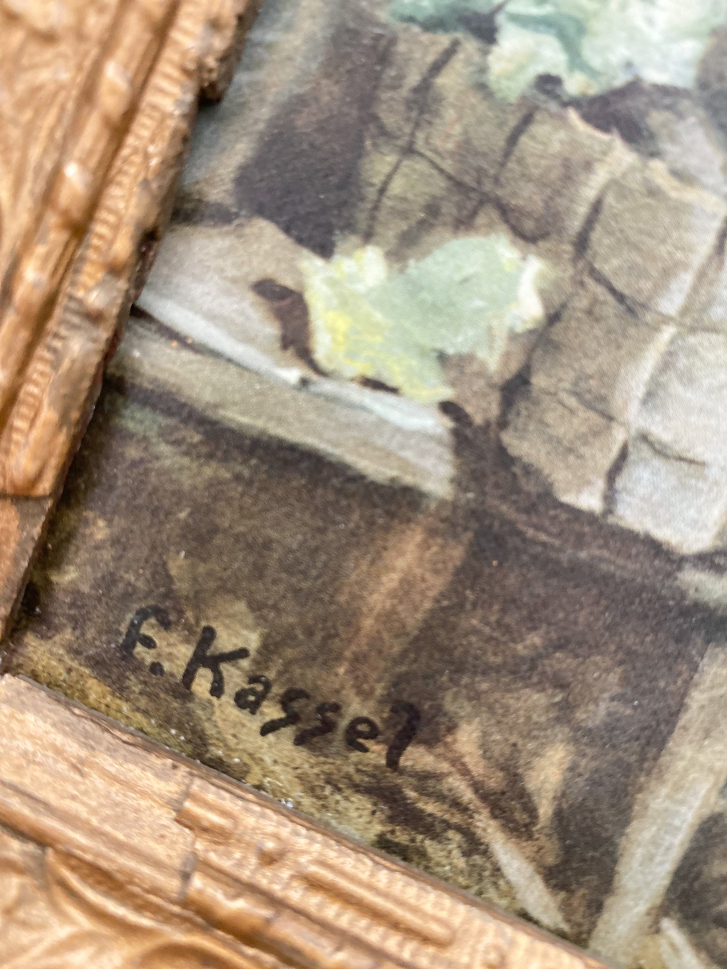 Vintage Litho Painting