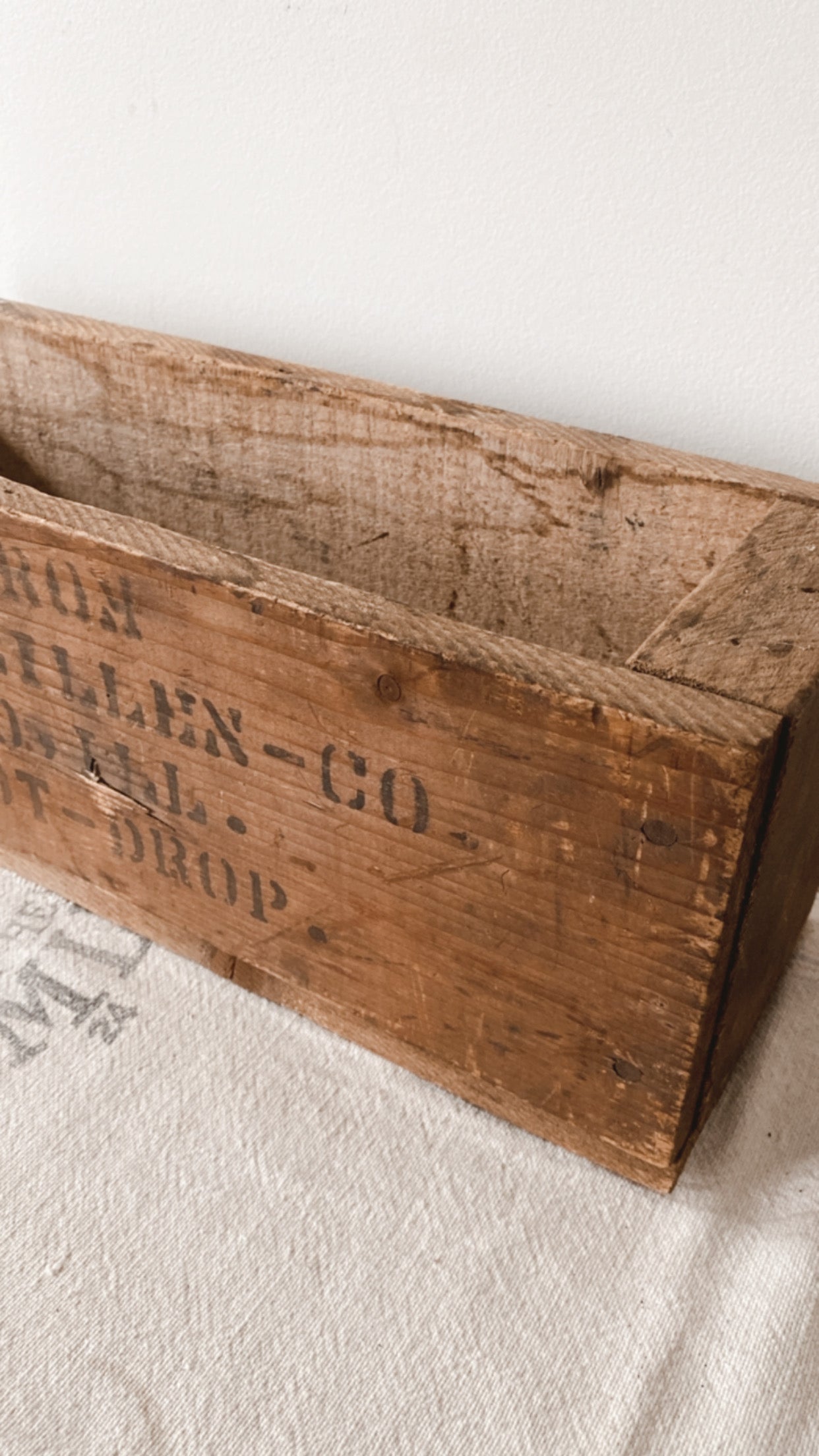 Antique Shipping/Packing Box