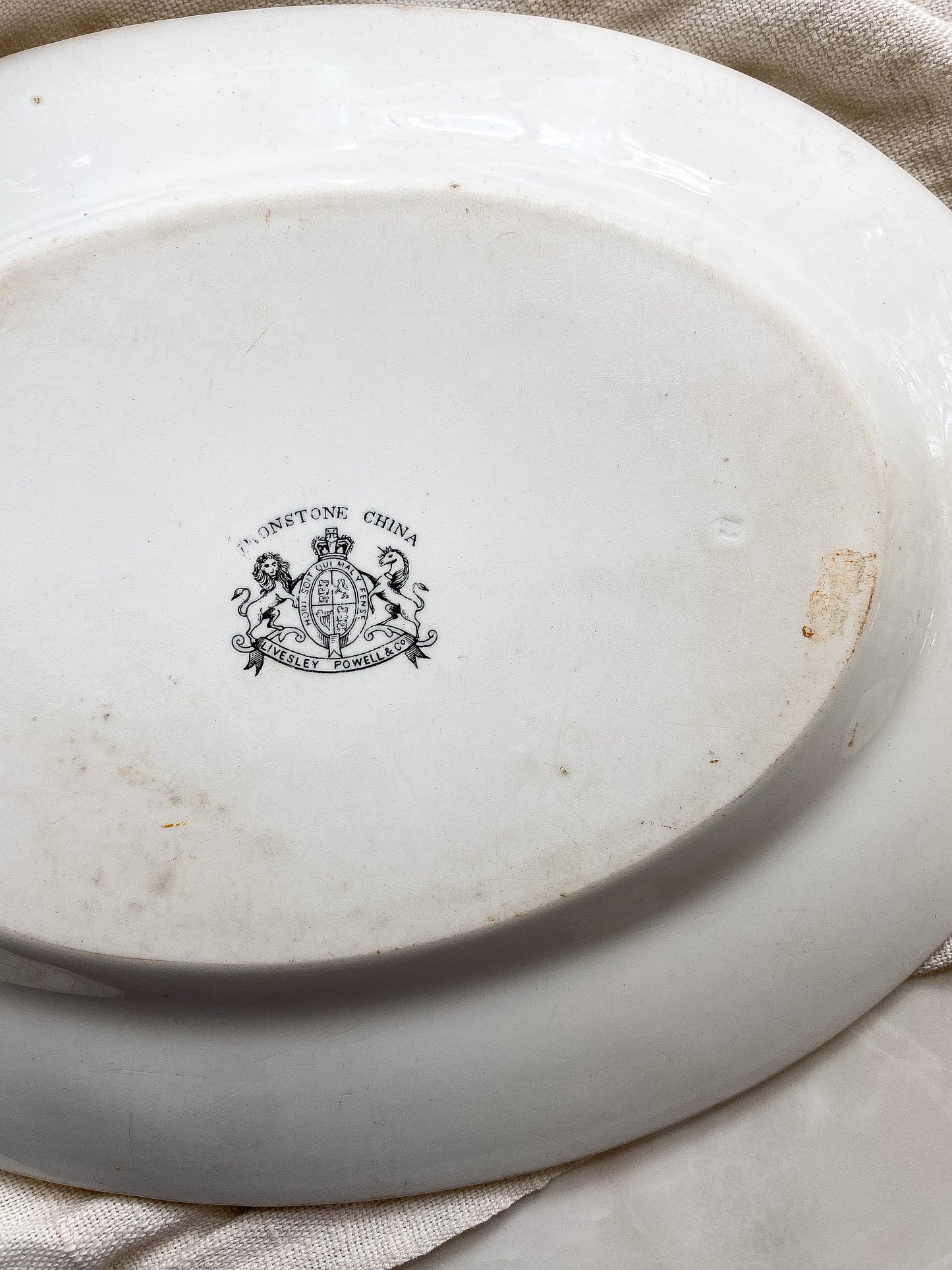 19th Century Ironstone Platter