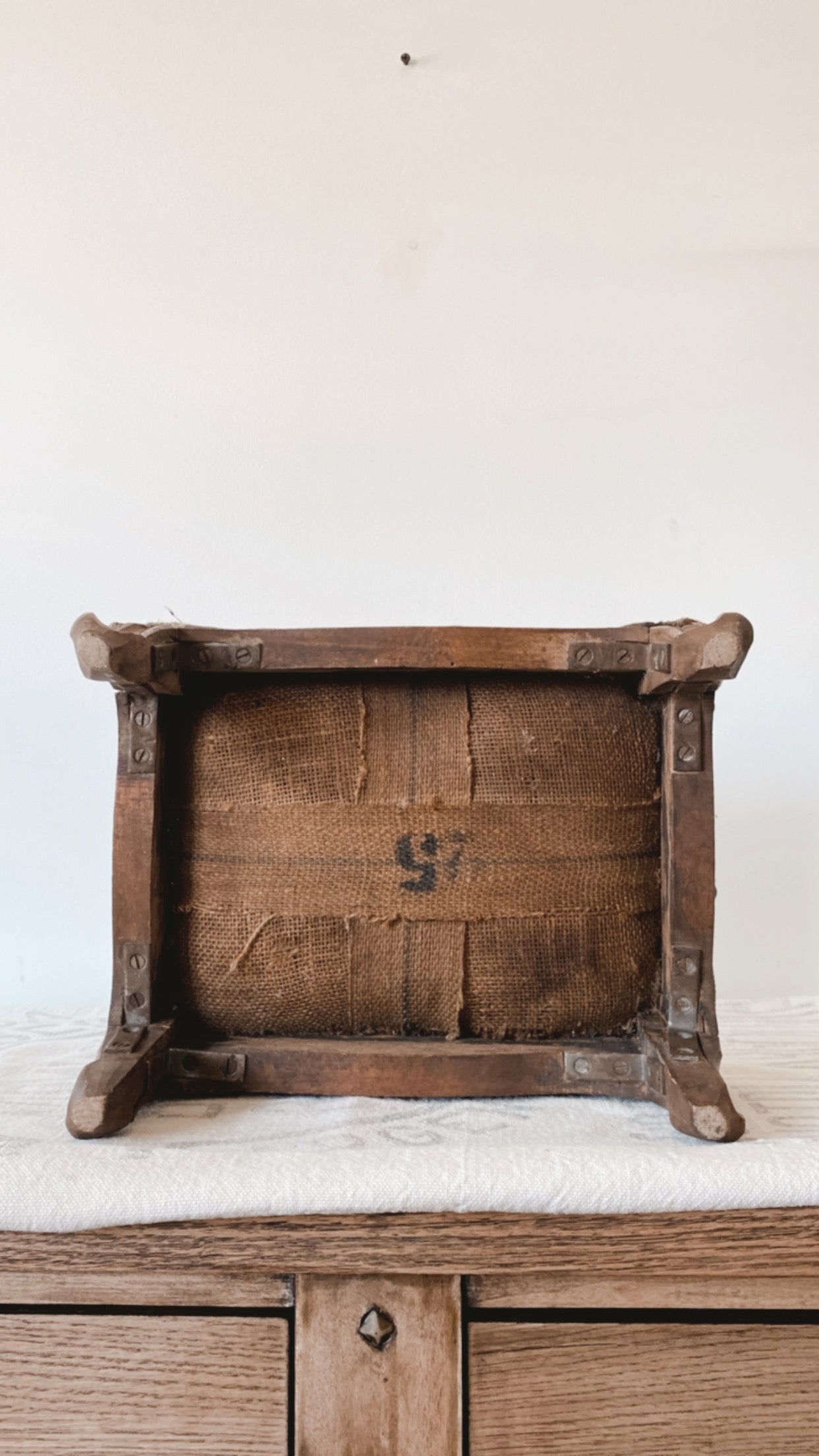 Victorian Primitive Foot Stool