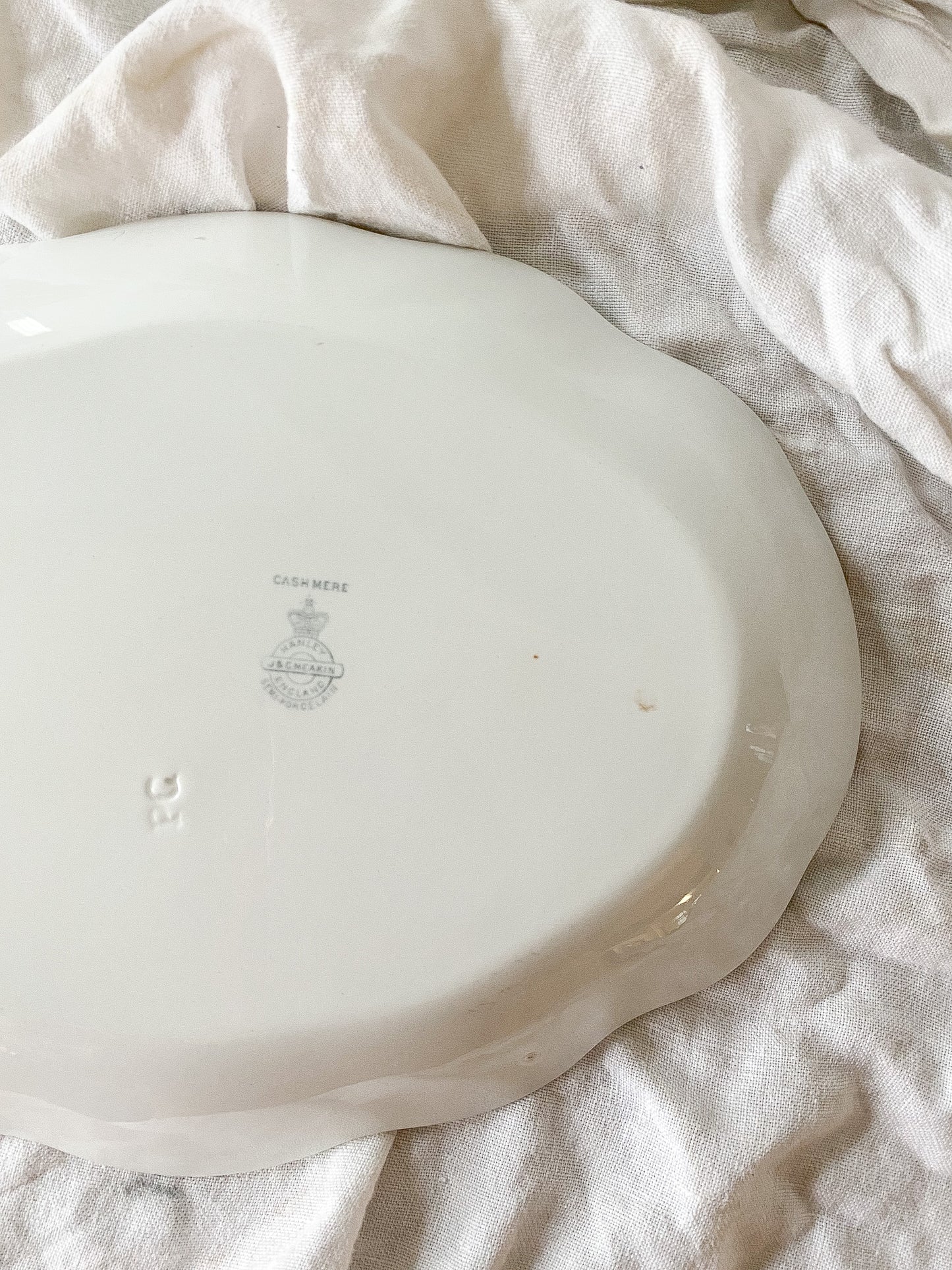 Antique Ironstone Platter