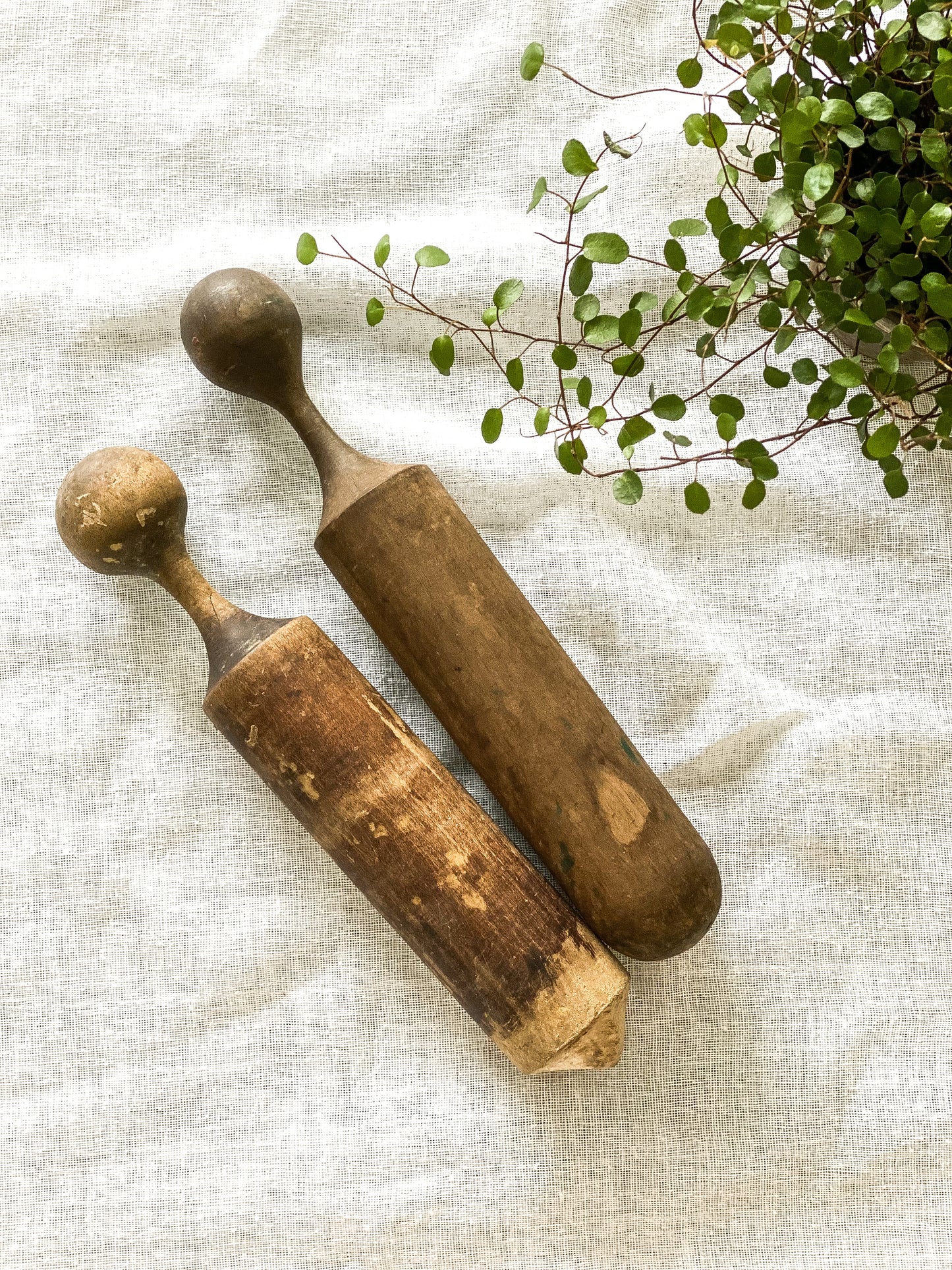 Antique Wood Pestles
