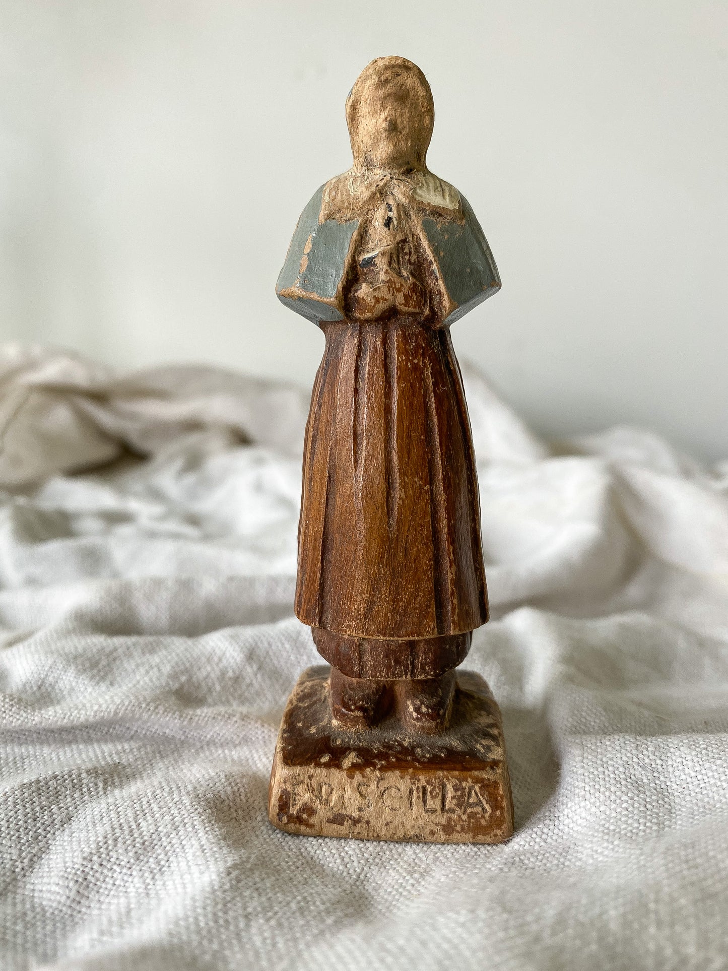 Sweet Prim Chalkware Figure