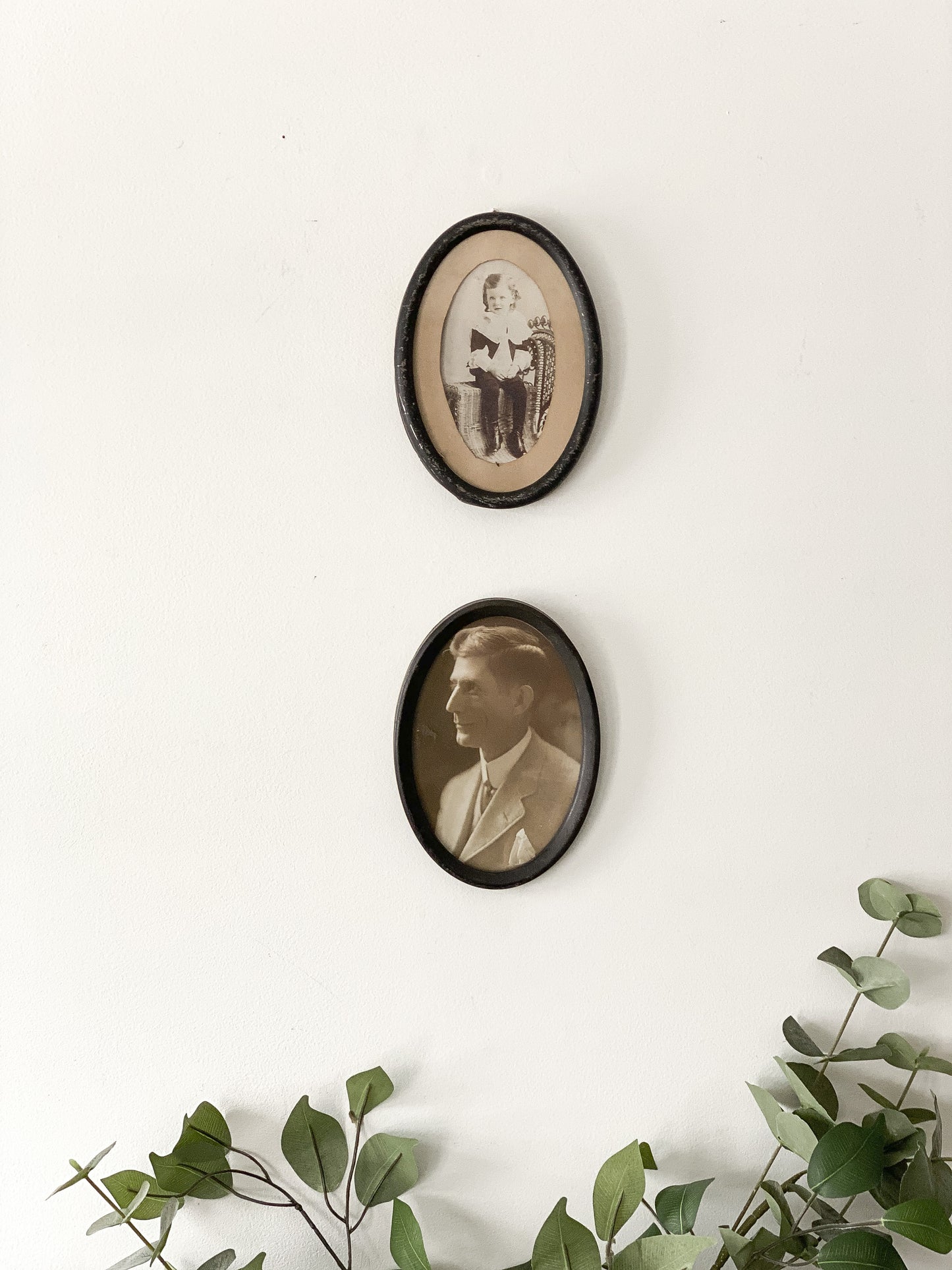 Antique Framed Portraits (Pair)