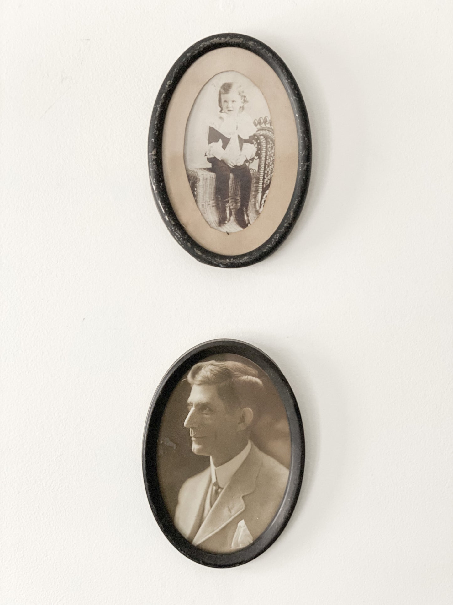 Antique Framed Portraits (Pair)