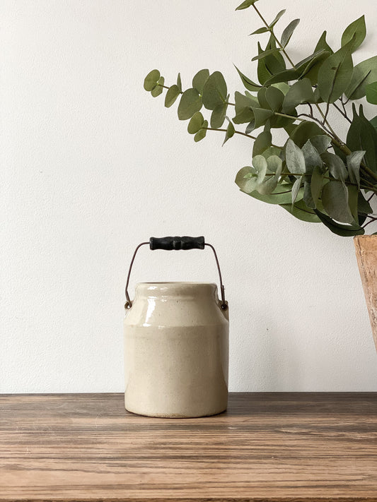 19th Century Canning Crock with Bail