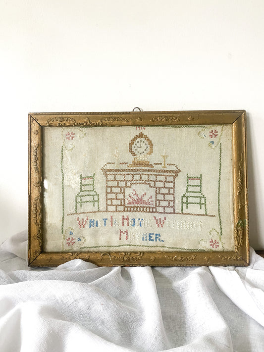 Antique Mother’s Embroidered Photo