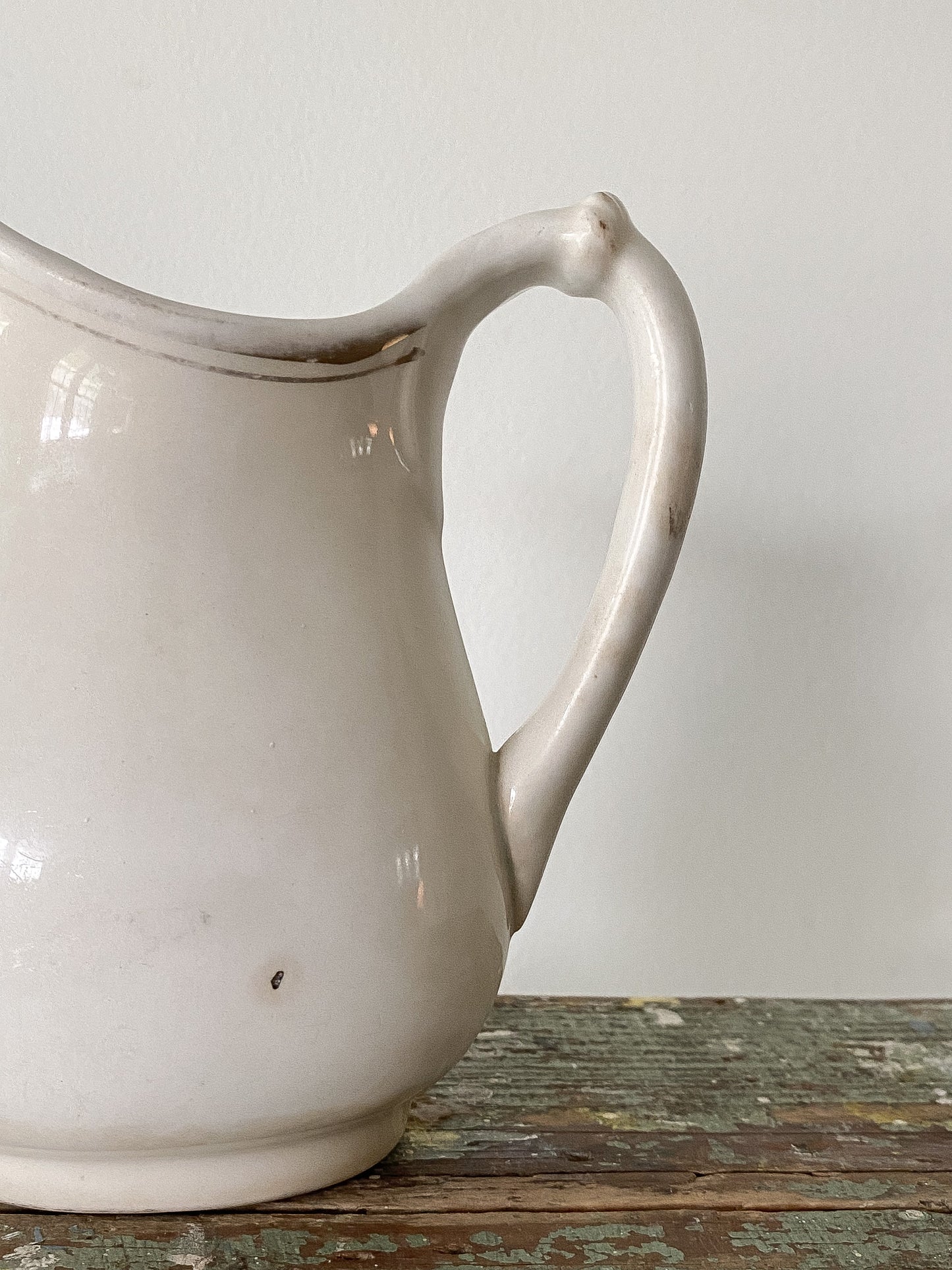 Vintage Ironstone Creamer Pitcher