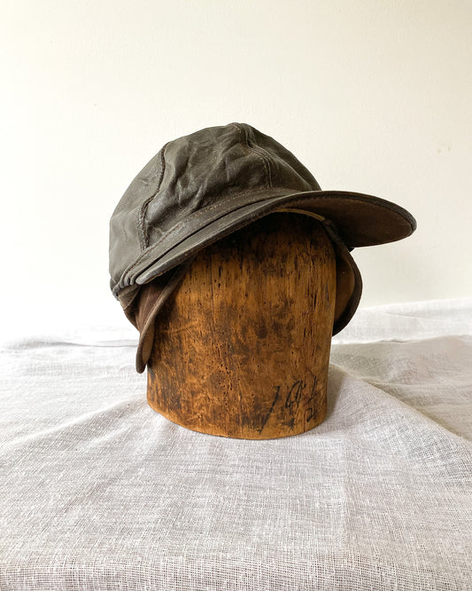 Antique Men’s Leather Ear Flap Hat