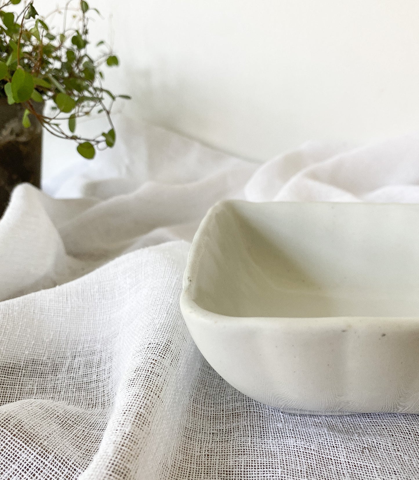 Ironstone Ladyfinger Bowl