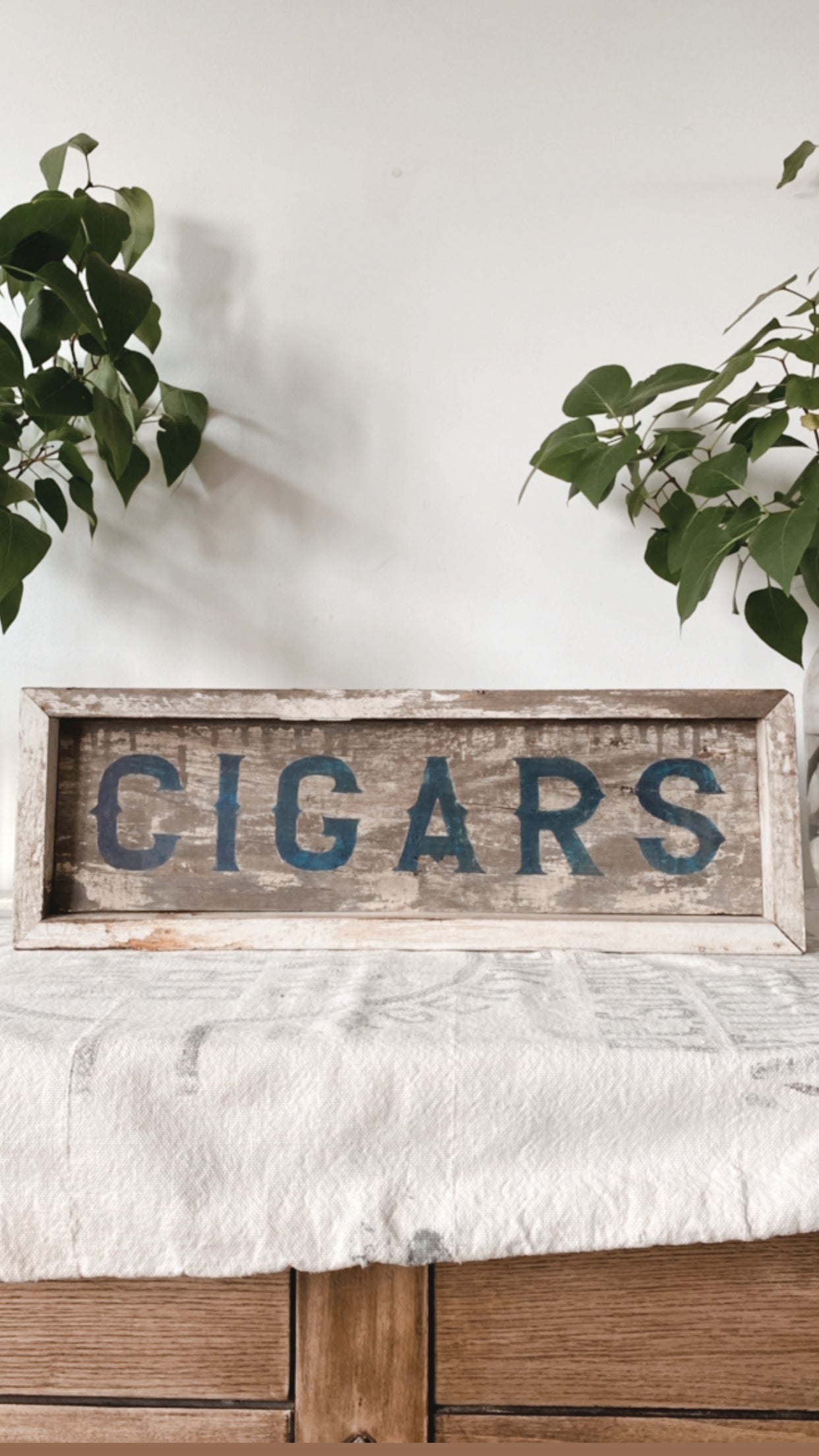 Primitive Folk Art Sign