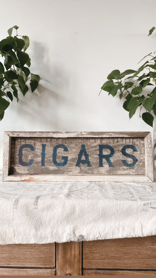 Primitive Folk Art Sign