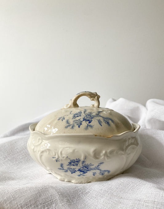 Antique Ironstone Soap Dish