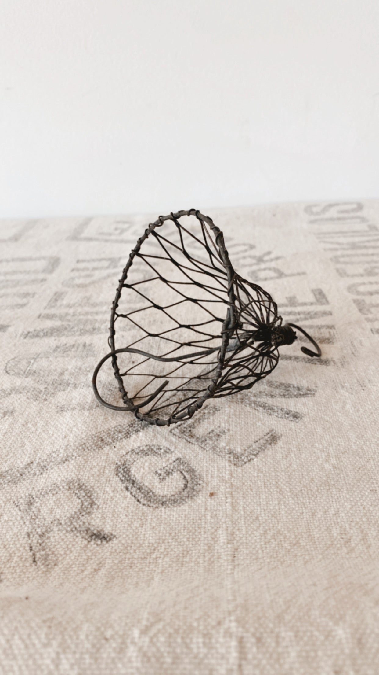 Primitive Wire Cloche Bell