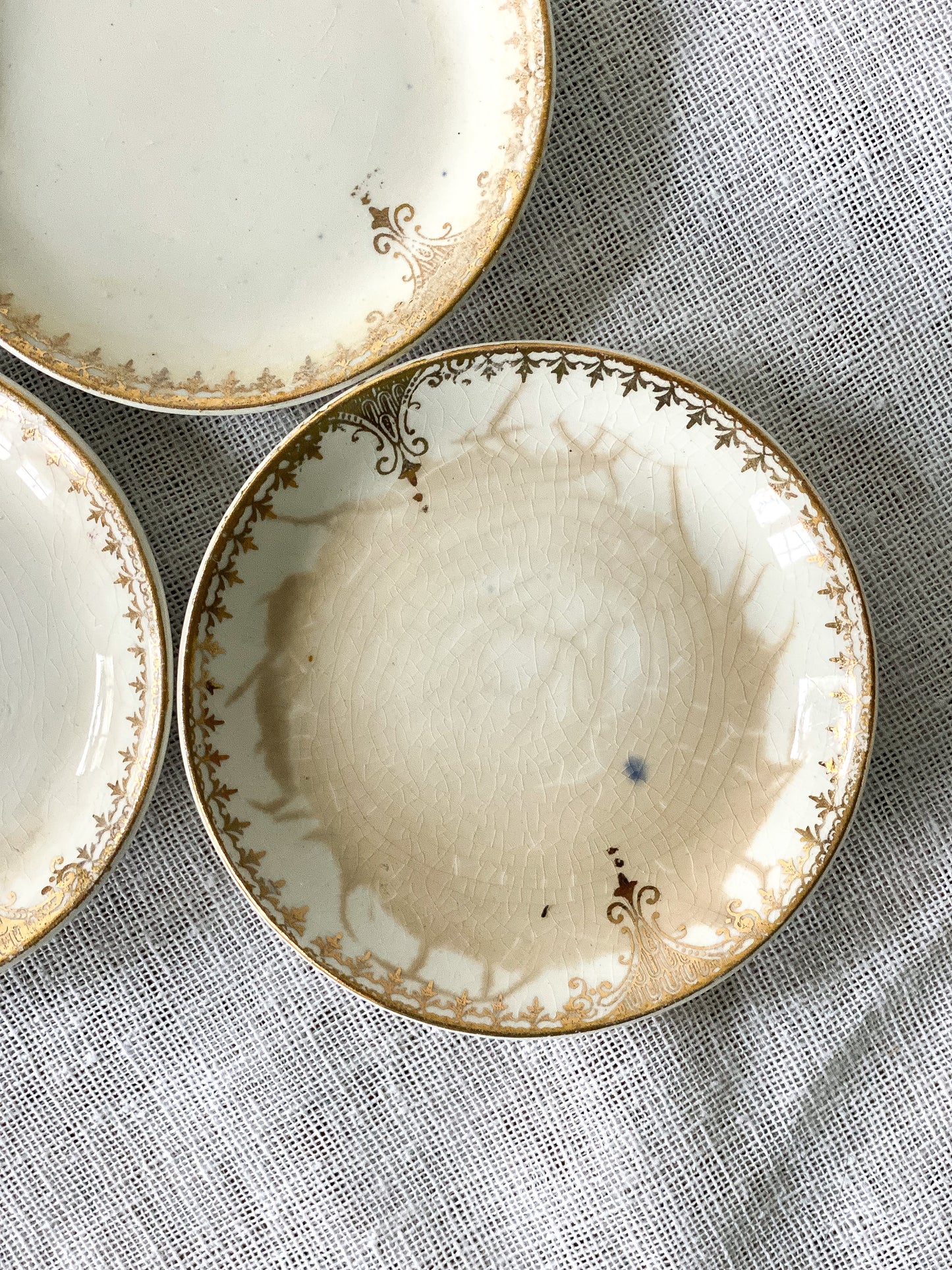 Ironstone Butter Pats