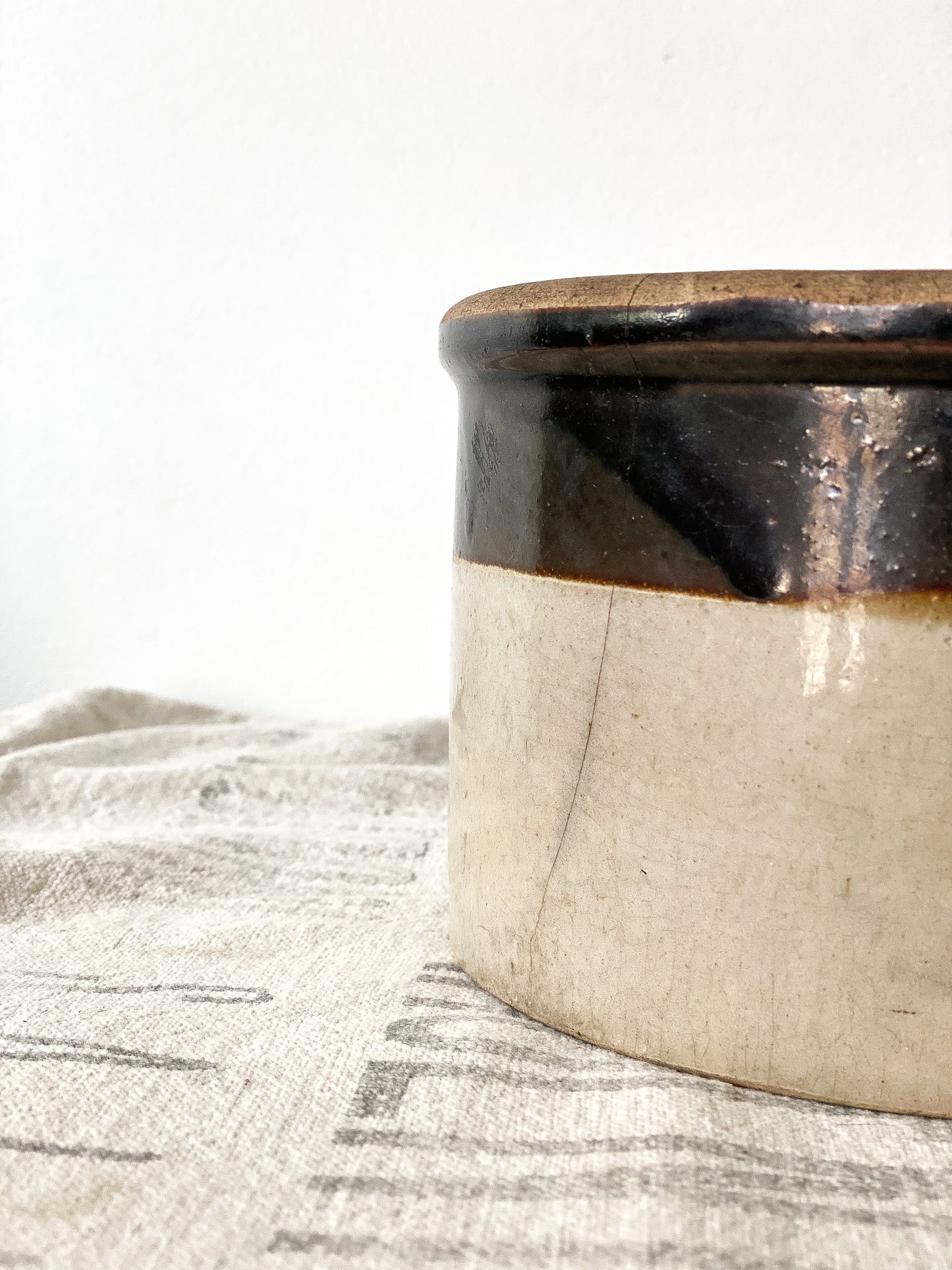 Vintage 2 Toned Crock