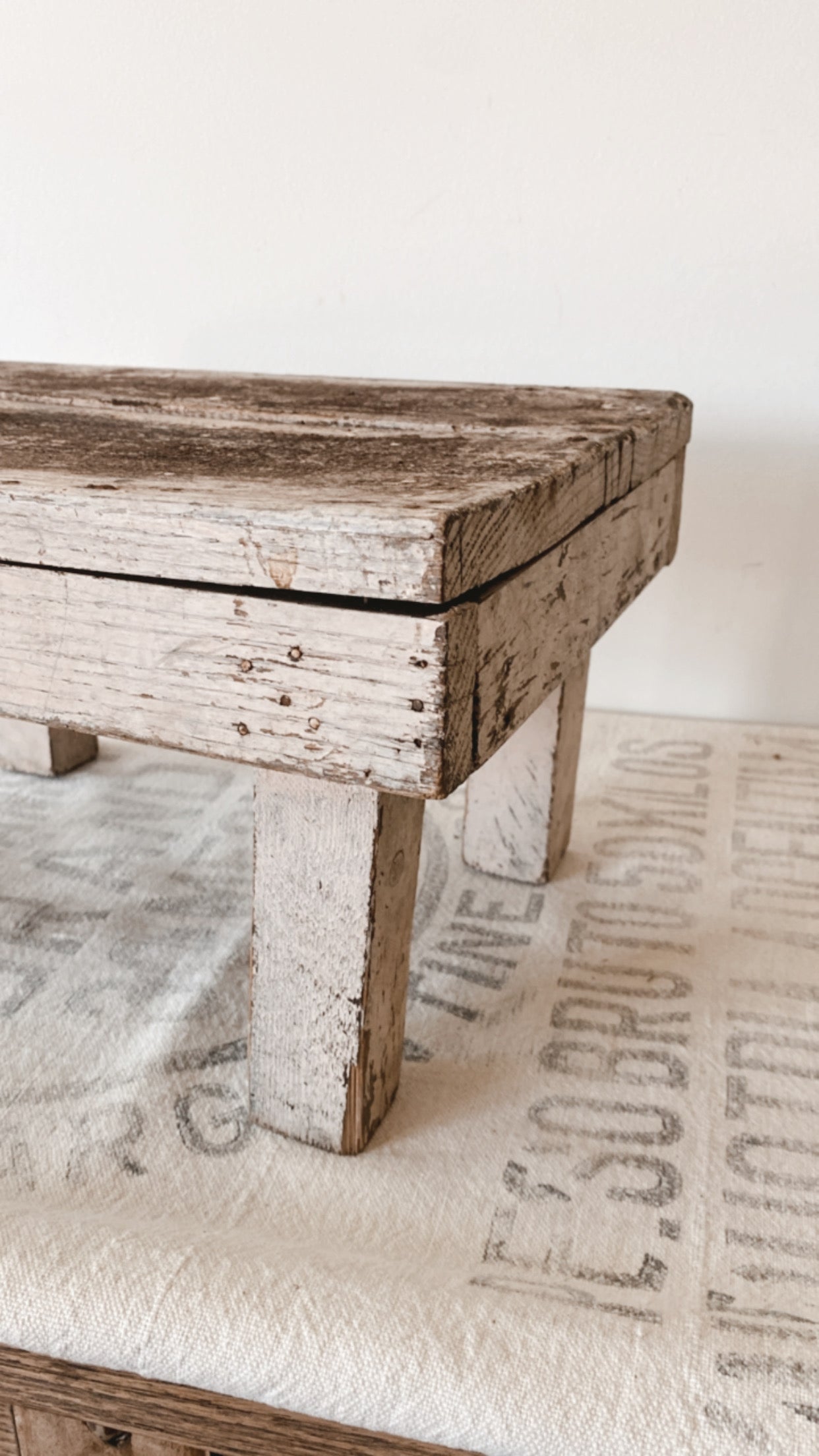 Chippy Light Pink Stool