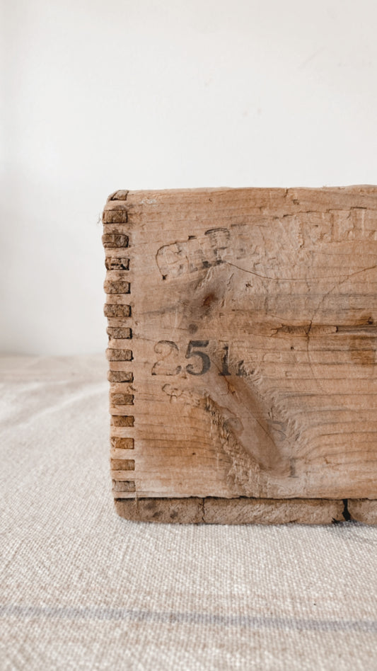 Primitive Dovetail Box