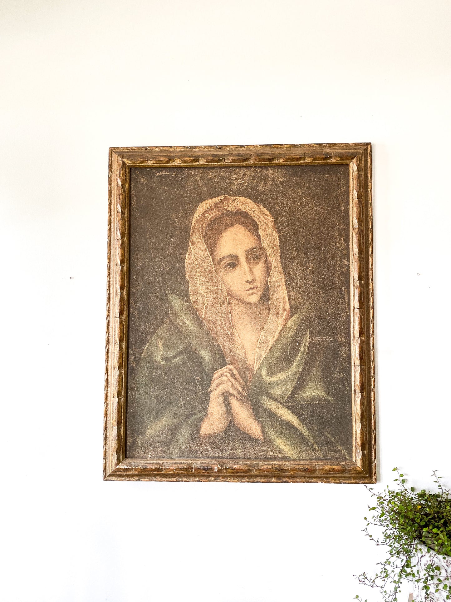 Vintage Praying Mother Mary