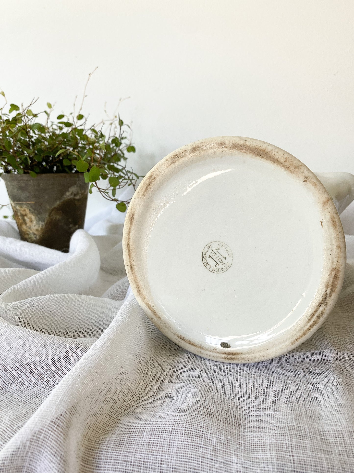 Ironstone Milk Pitcher