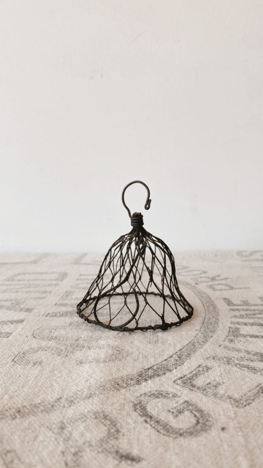 Primitive Wire Cloche Bell