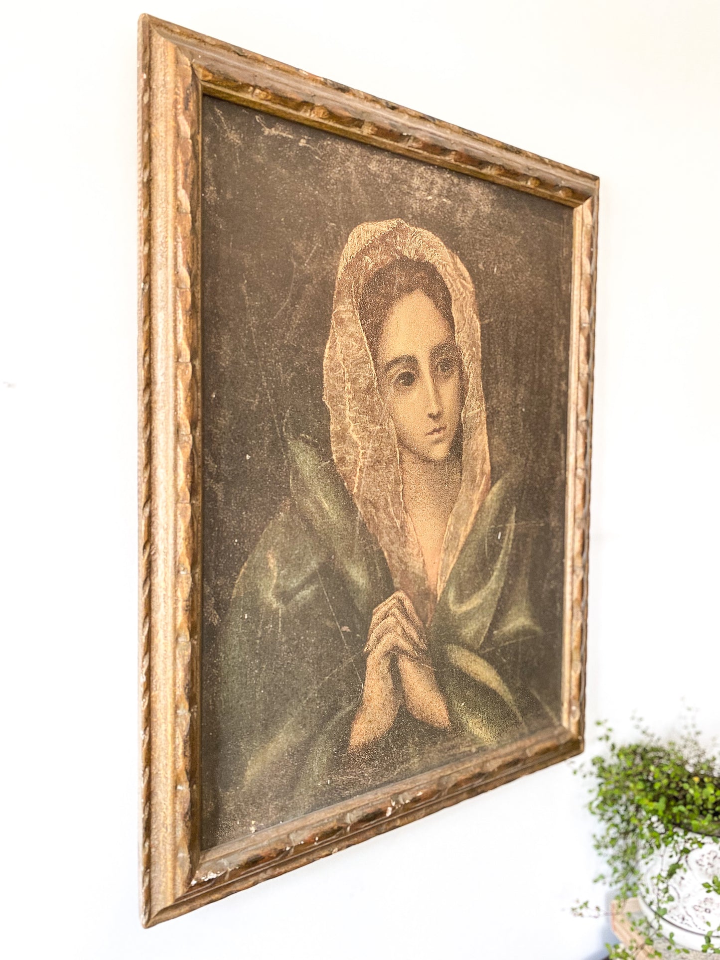 Vintage Praying Mother Mary