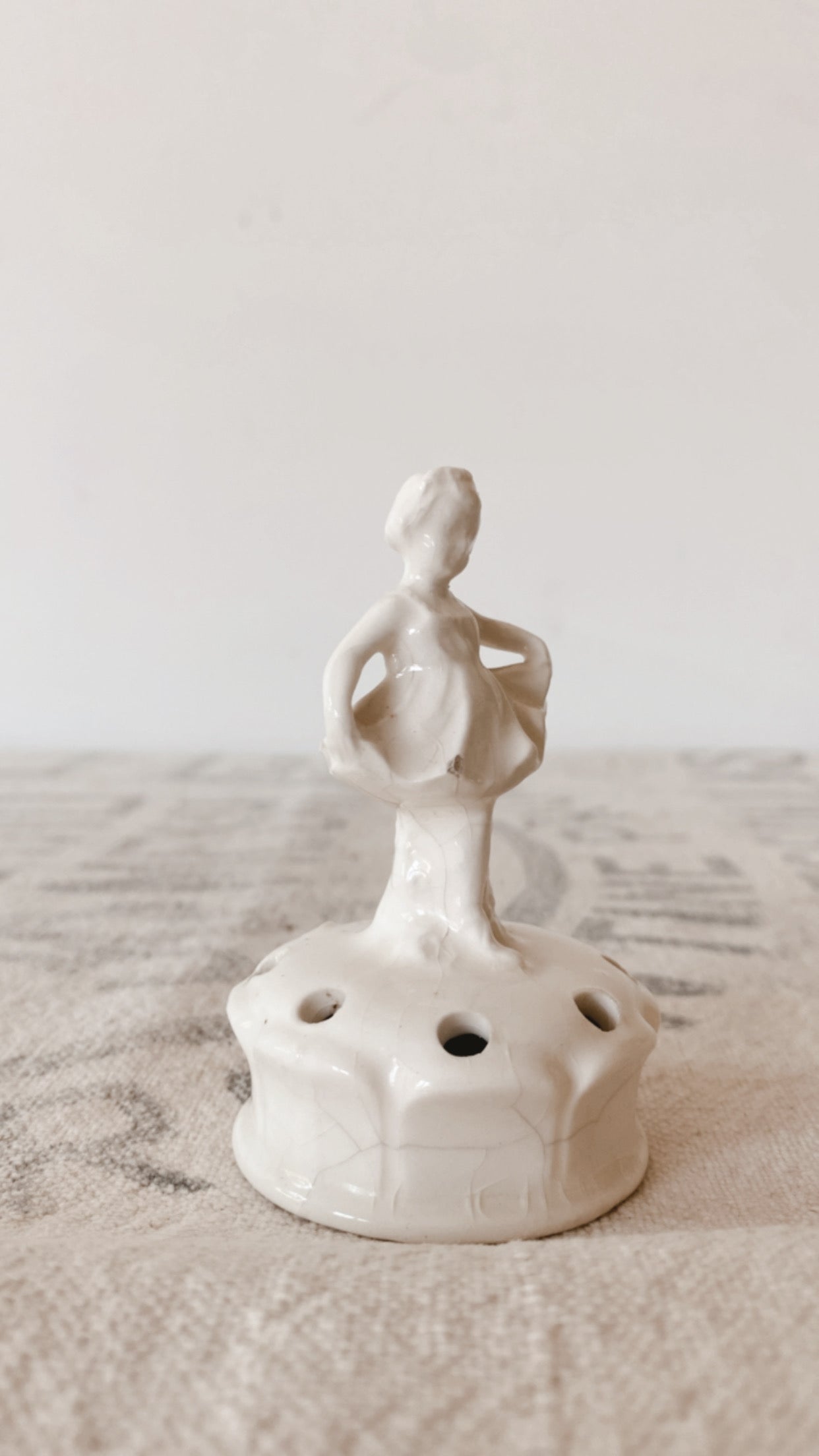 Porcelain German Flower Frog