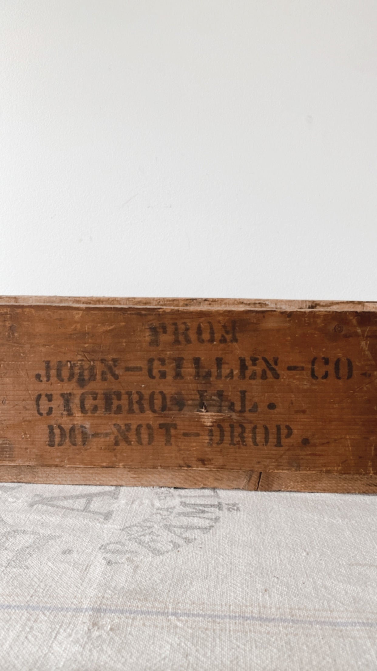 Antique Shipping/Packing Box