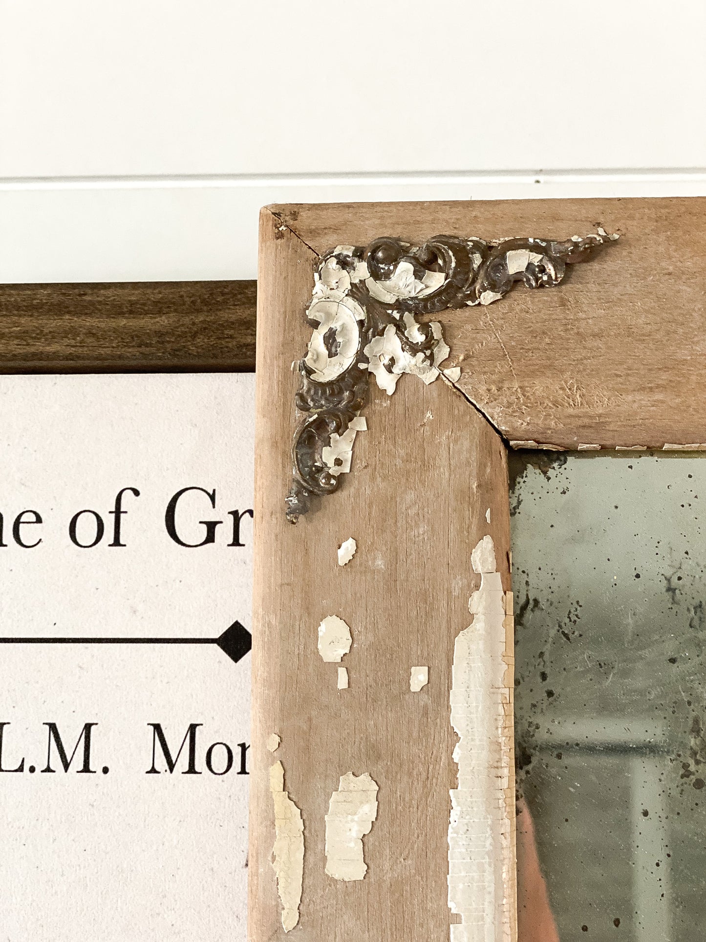 Antique Chippy Mirror