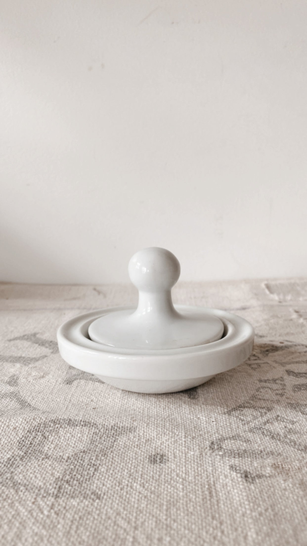 Vintage Ironstone Mortar/Pestle