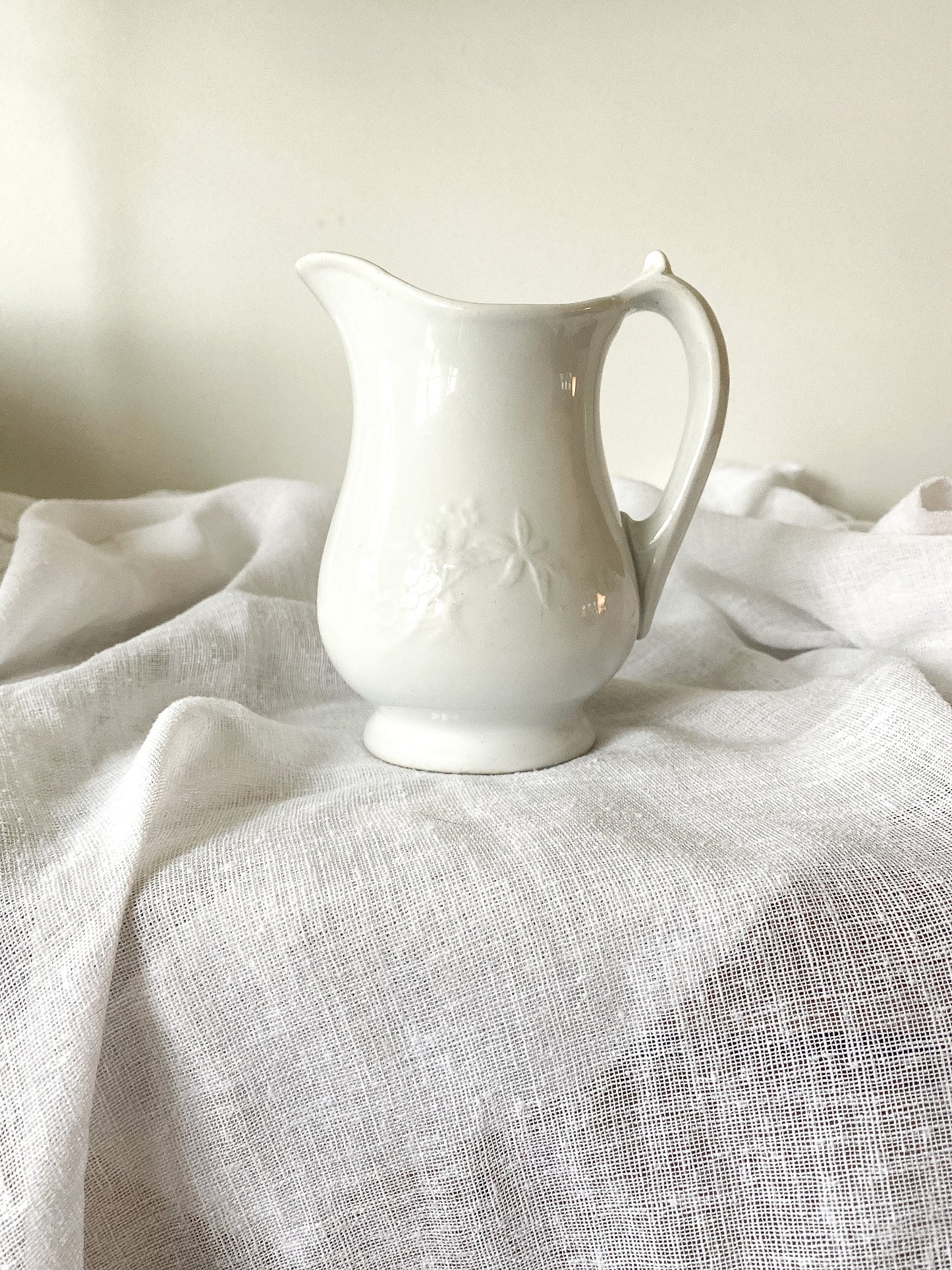 Ironstone Creamer Pitcher