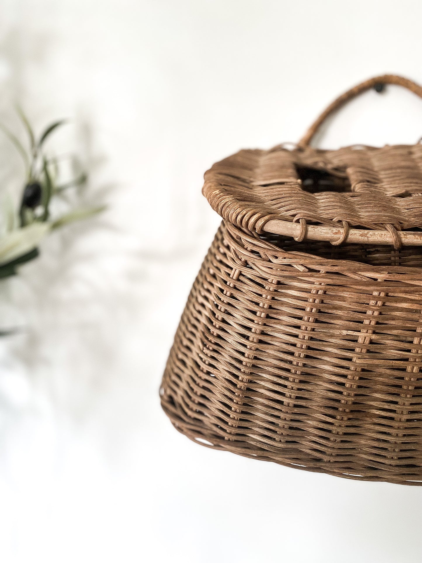 Antique Creel Basket