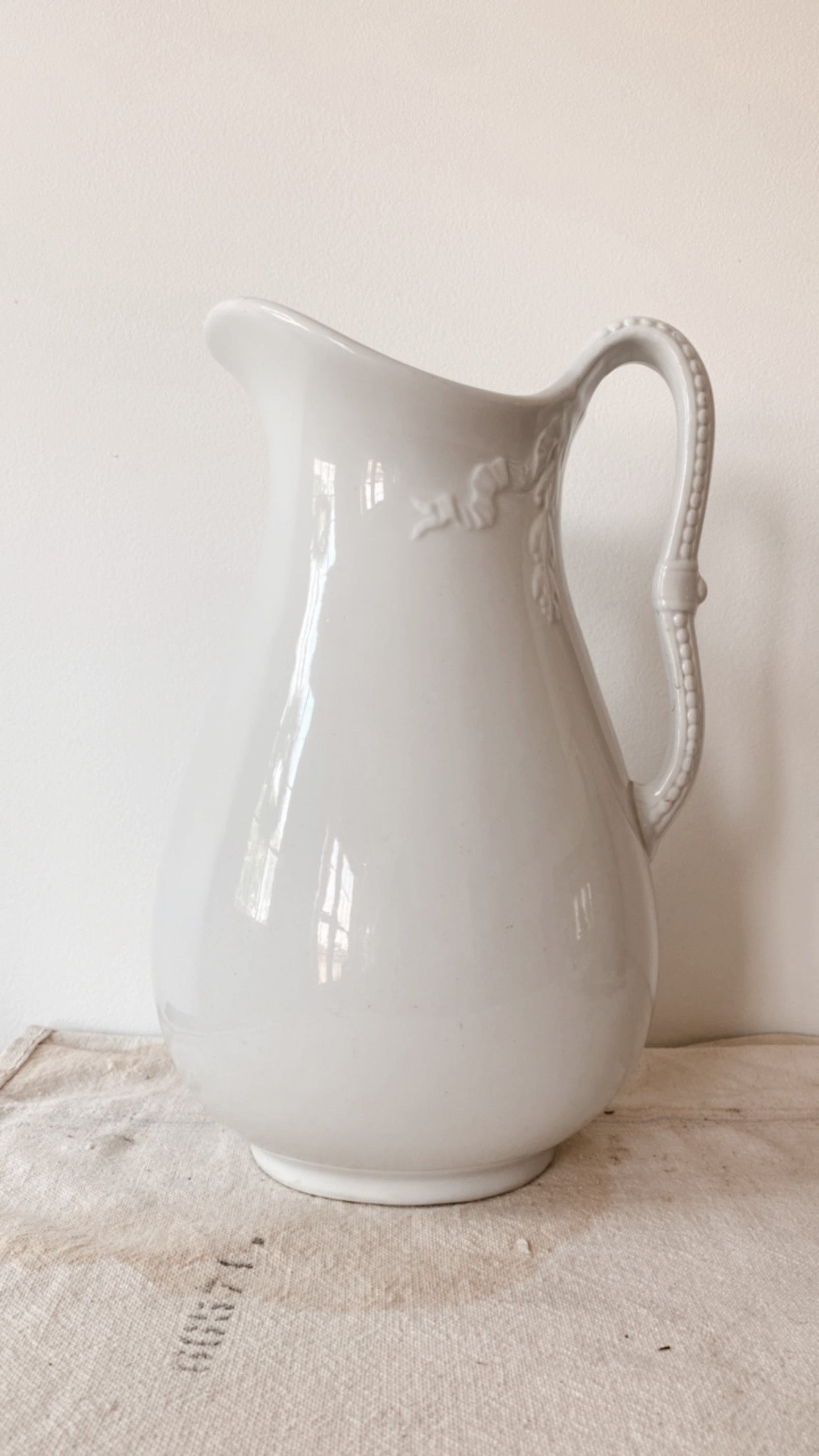 Antique Ironstone Pitcher