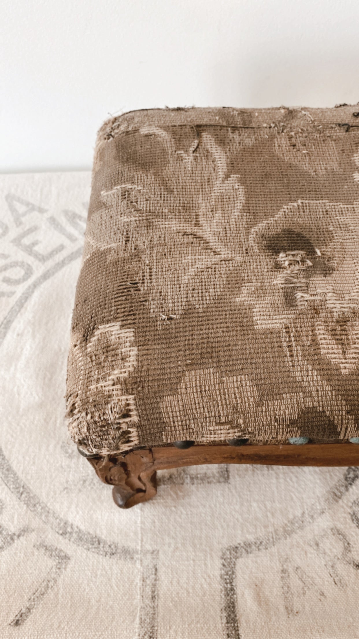 Victorian Primitive Foot Stool