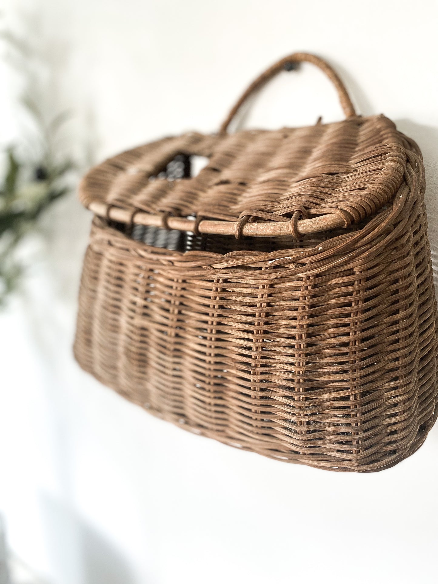 Antique Creel Basket