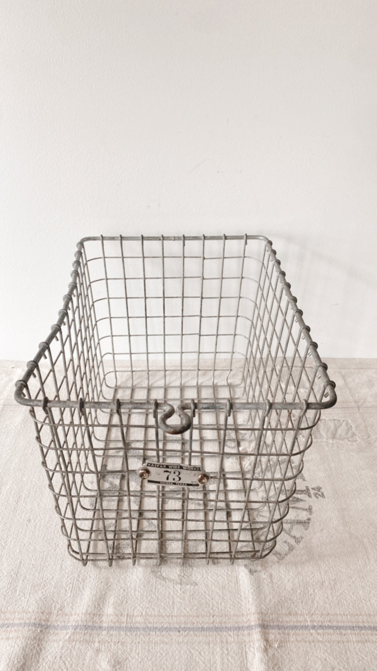 Antique Locker Basket