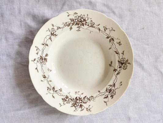 Ironstone Soup Bowl