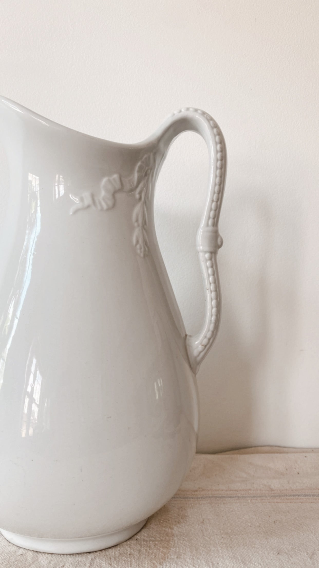 Antique Ironstone Pitcher