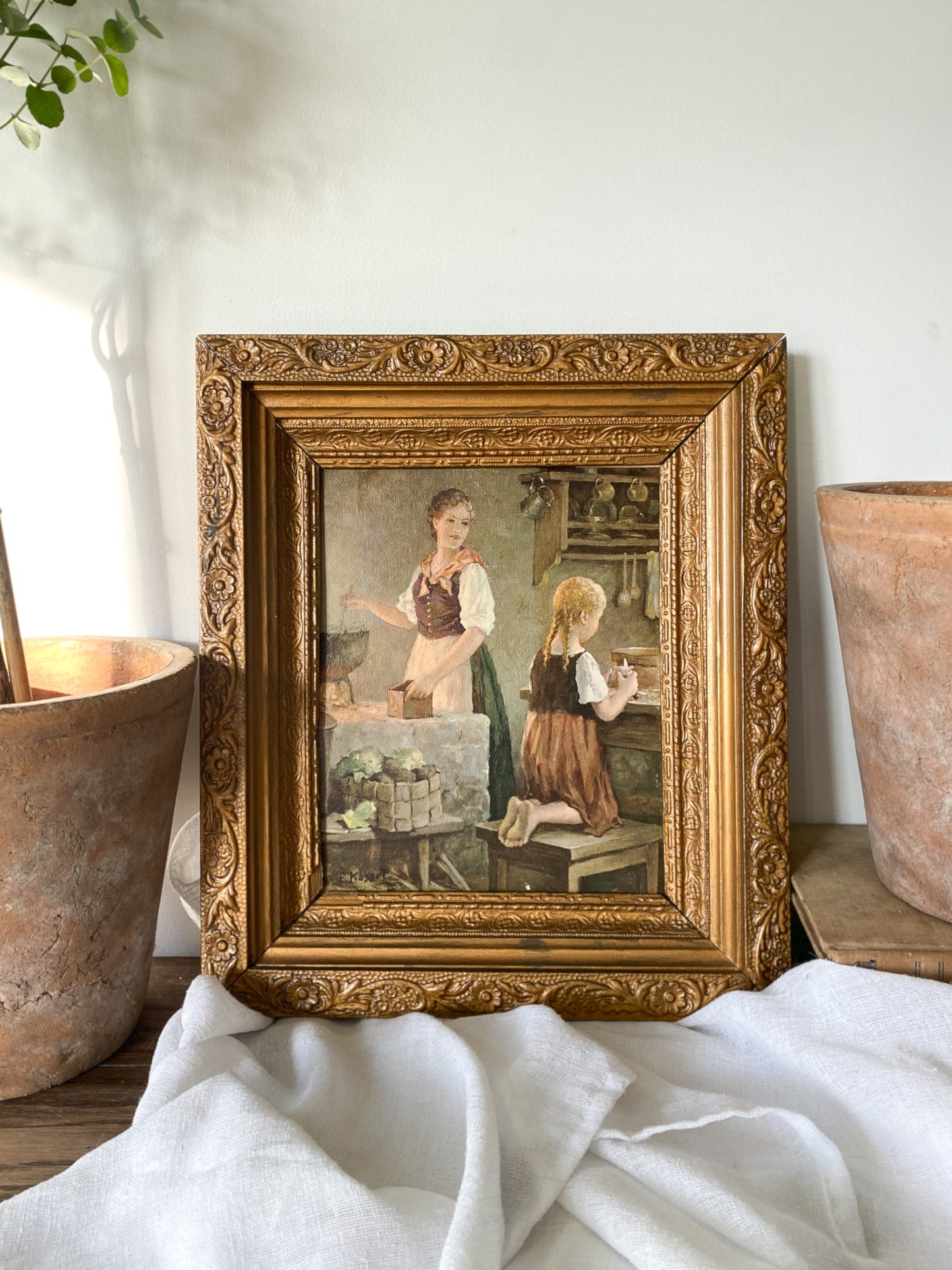 Vintage Litho Painting